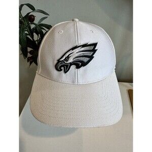Philadelphia Eagles Hat '47 Brand White Silver Logo Relaxed Fit Adjustable OSFA